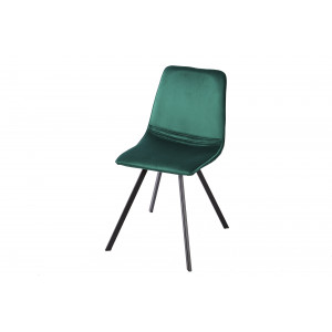 INDIANA design bársony szék - smaragd