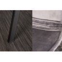 INDIANA design bársony szék - szürke