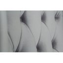 CHESTER design bársony fotel - szürke