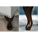 CHESTER design bársony ülőpad