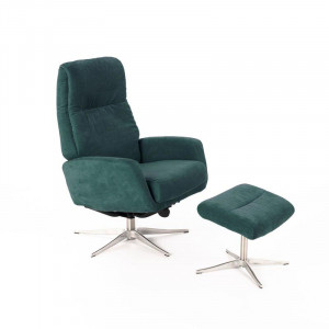 MONSA design kényelmi fotel beige/szürke/türkiz