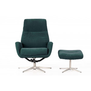 MONSA design kényelmi fotel beige/szürke/türkiz