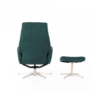 MONSA design kényelmi fotel beige/szürke/türkiz