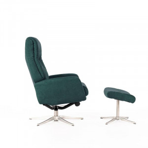 MONSA design kényelmi fotel beige/szürke/türkiz