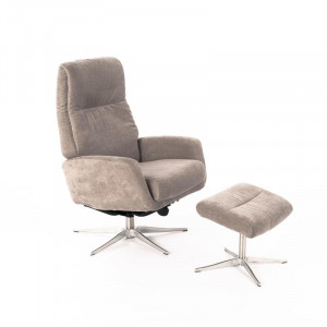 MONSA design kényelmi fotel beige/szürke/türkiz