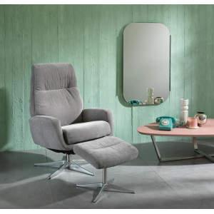 MONSA design kényelmi fotel beige/szürke/türkiz