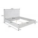 EXTRAVAGANCIA exkluzív bársony ágykeret - 180x200cm