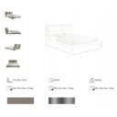 LETICIA design ágykeret - 160x200cm