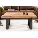 IRON CRAFT tömör rózsafa dohányzóasztal - 100cm