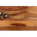 IRON CRAFT tömör rózsafa dohányzóasztal - 100cm