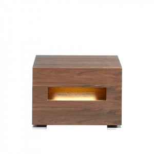 LAZARO design diófa éjjeliszekrény