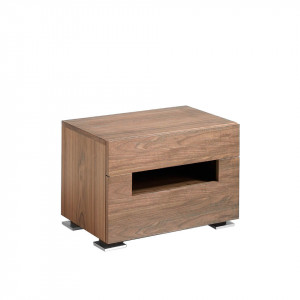 LAZARO design diófa éjjeliszekrény