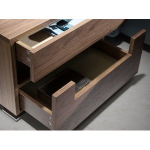 LAZARO design diófa éjjeliszekrény