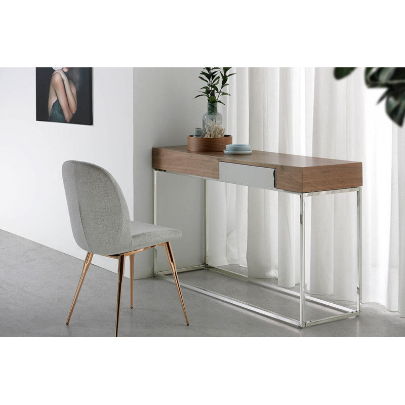 JAVIER exkluzív dió konzolasztal - 135cm