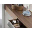 JAVIER exkluzív dió konzolasztal - 135cm