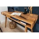 RETRO tömör mangófa íróasztal