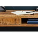 RETRO tömör mangófa íróasztal