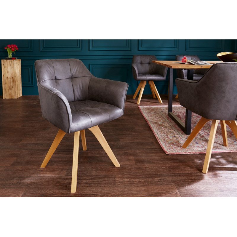 LOFT modern szék - antik szürke