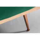 BELLEZZA modern bársony kanapé - 210cm - smaragd