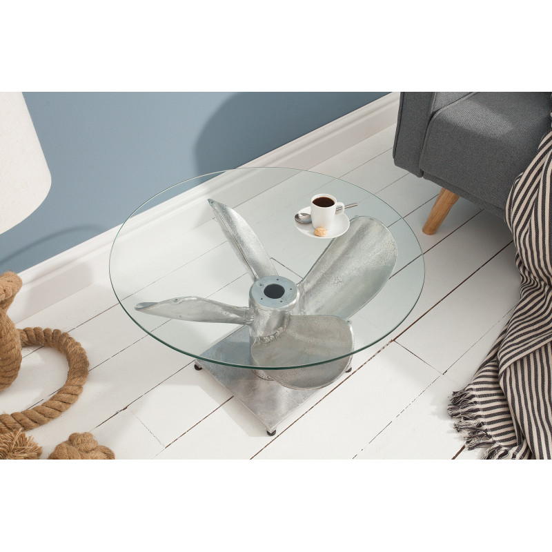 CAPTAIN modern dohányzóasztal - 60cm