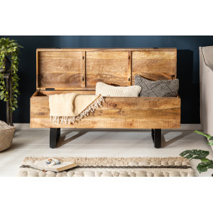 FACTORY LOFT design mangófa dohányzóasztal  - 115cm