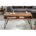 SCORPION tömör rózsafa dohányzóasztal - 100cm