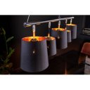 LEVELS modern függőlámpa - fekete/arany