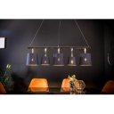 LEVELS modern függőlámpa - fekete/arany