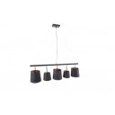 LEVELS modern függőlámpa - fekete/arany