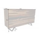 AMAZONAS design rózsafa komód/tálaló - 150cm