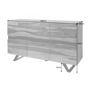 AMAZONAS design rózsafa komód/tálaló - 150cm