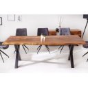 AMAZONAS X tömör rózsafa étkezőasztal - 180/200cm