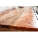 INDUSTRIAL tömör mangófa íróasztal - 120cm