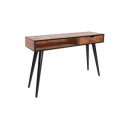 INDUSTRIAL tömör mangófa íróasztal - 120cm