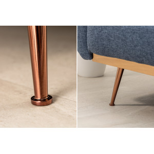 BELLEZZA modern  kanapé - 210cm - kék