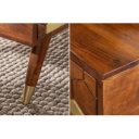 HONEYCOMB modern akác dohányzóasztal - 117cm