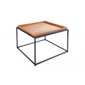 TABSEL modern dohányzóasztal - tölgy - 60cm