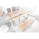 MAMMUT NATUR tömör akác étkezőasztal - 160/180/200/220cm