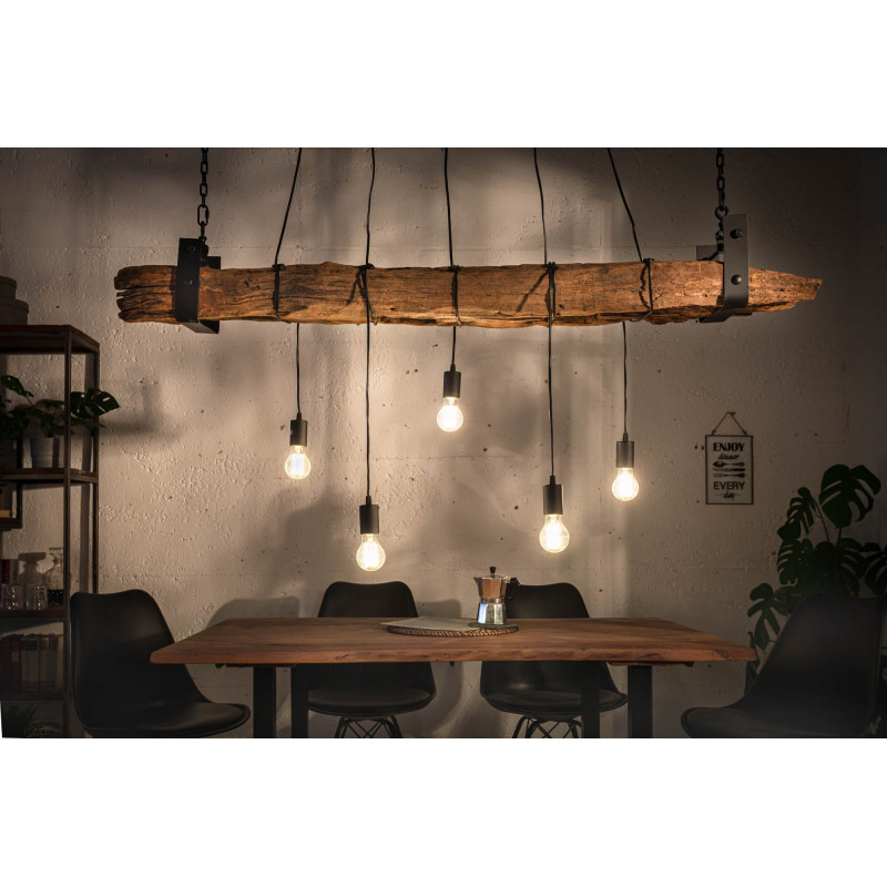 BARRACUDA design fa függőlámpa - 152cm
