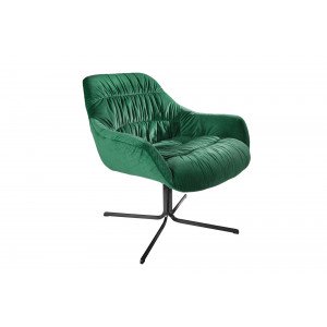 BIG DUTCH design bársony fotel - smaragd