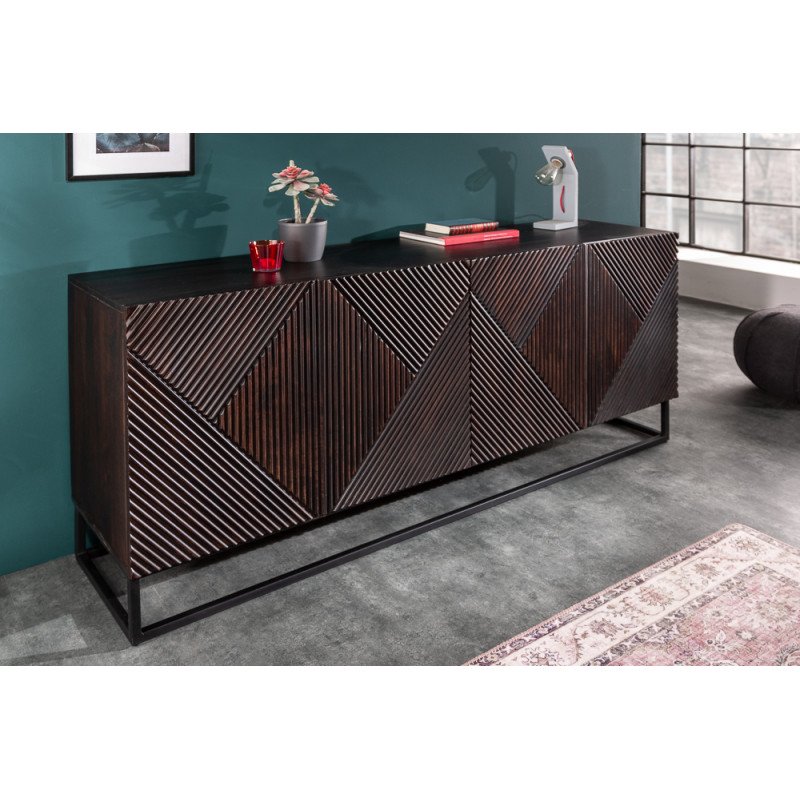 CREATIVO modern mangófa komód - 177cm