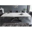 EUPHORIA exkluzív bővíthető étkezőasztal - márvány - 180-220-260cm