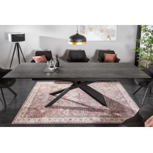 EUPHORIA exkluzív bővíthető étkezőasztal - láva - 180-220-260cm Bővíthető étkezőasztal