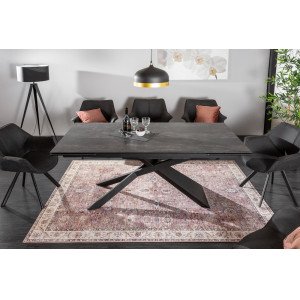 EUPHORIA exkluzív bővíthető étkezőasztal - láva - 180-220-260cm