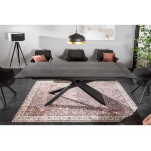 EUPHORIA exkluzív bővíthető étkezőasztal - láva - 180-220-260cm