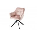 LOFT design bársony szék - pezsgő