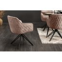 EUPHORIA design bársony szék - beige