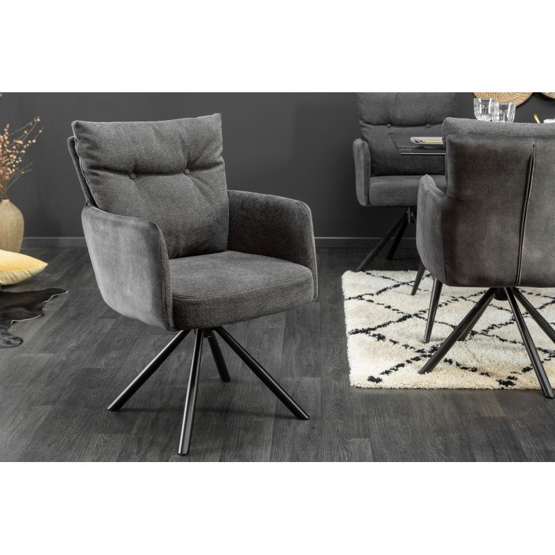 BIG GEORGE exkluzív szék - antracit