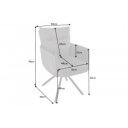 BIG GEORGE exkluzív szék - antracit