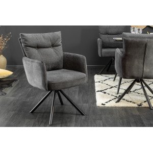 BIG GEORGE exkluzív szék - antracit INVICTA